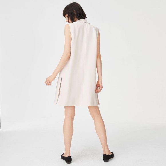 Club Monaco Sonti Vest in Foundation Ivory - Picture 3 of 6